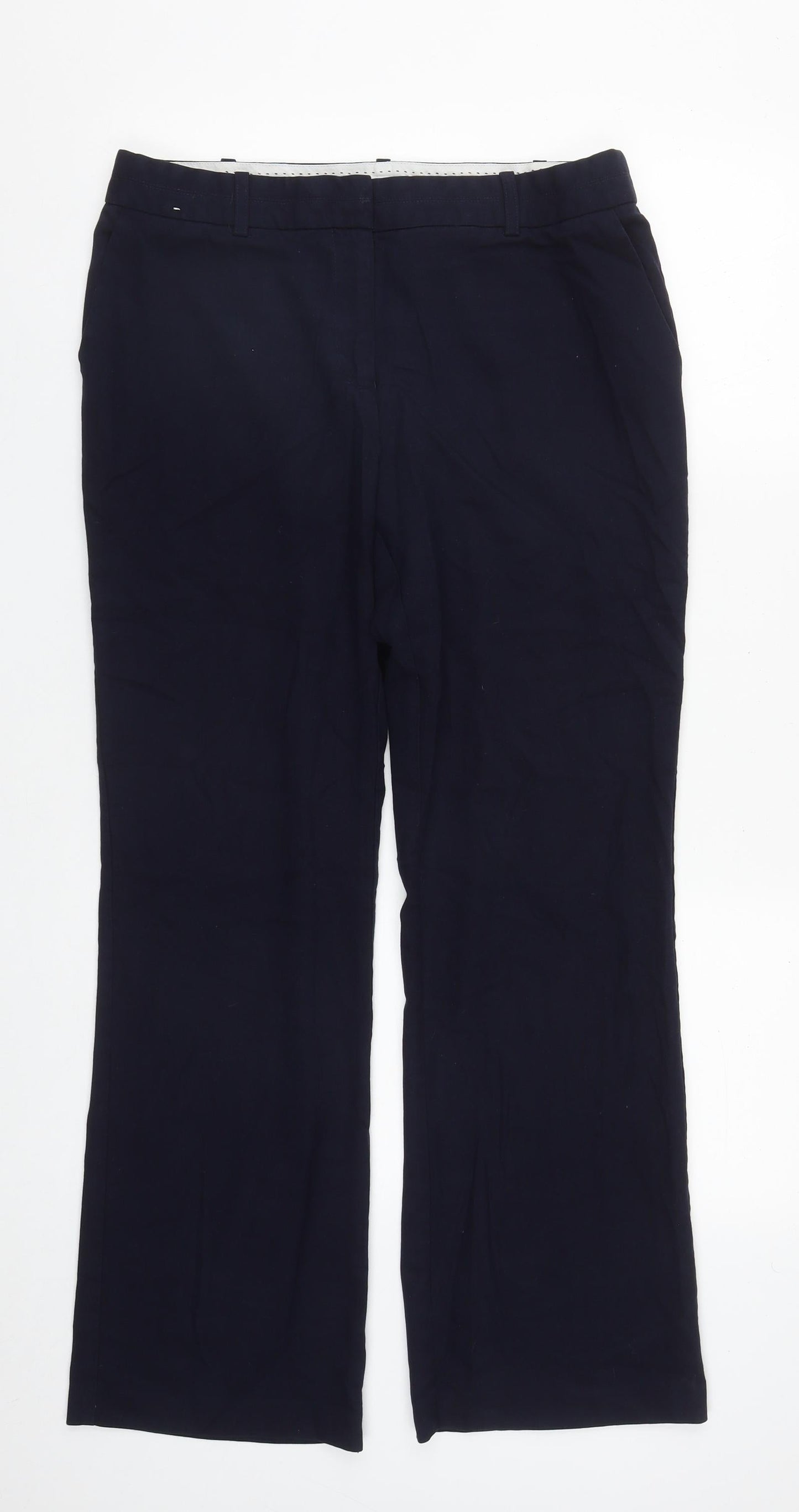 Womens UK Size 12 NEXT Regular Fit  Blue Trousers