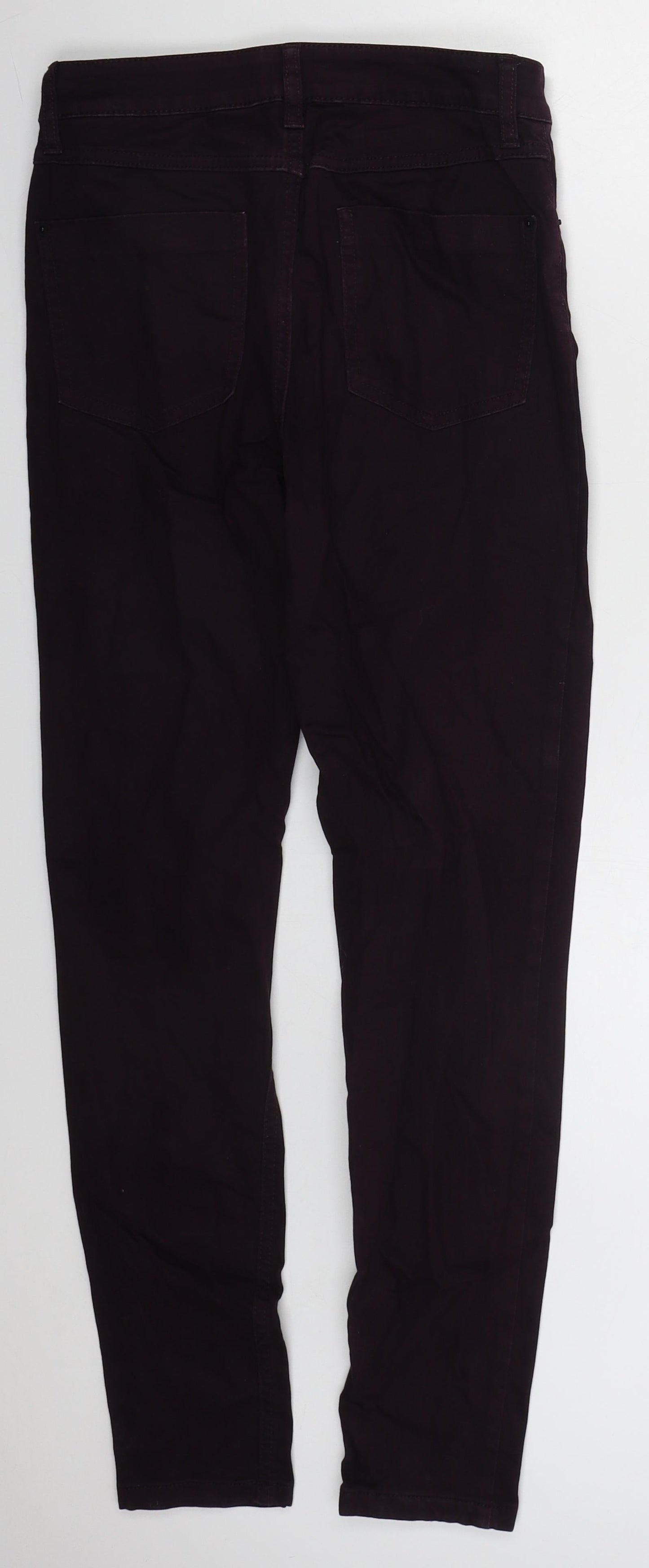 Womens UK Size 26 in Preworn Regular Fit Skinny Purple Jeans
