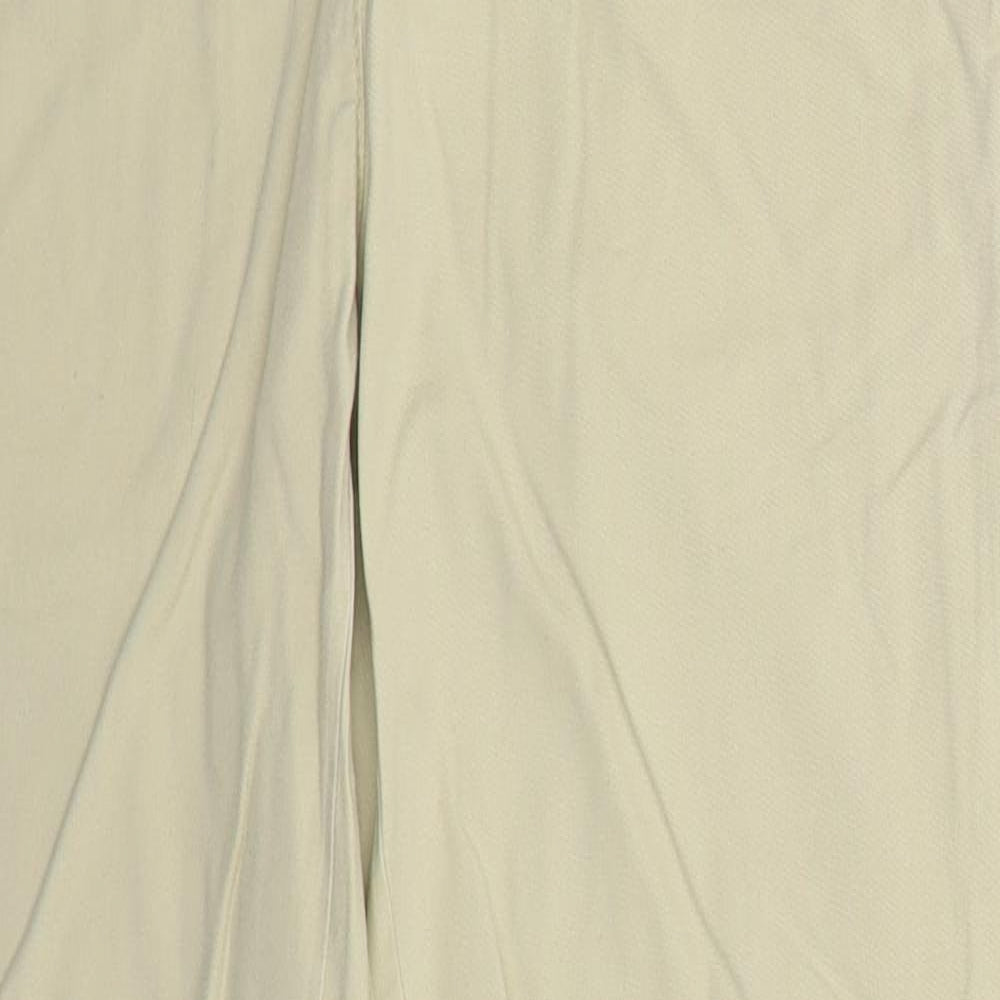Womens UK Size 8 H&M Regular Fit Tapered Beige Jeans