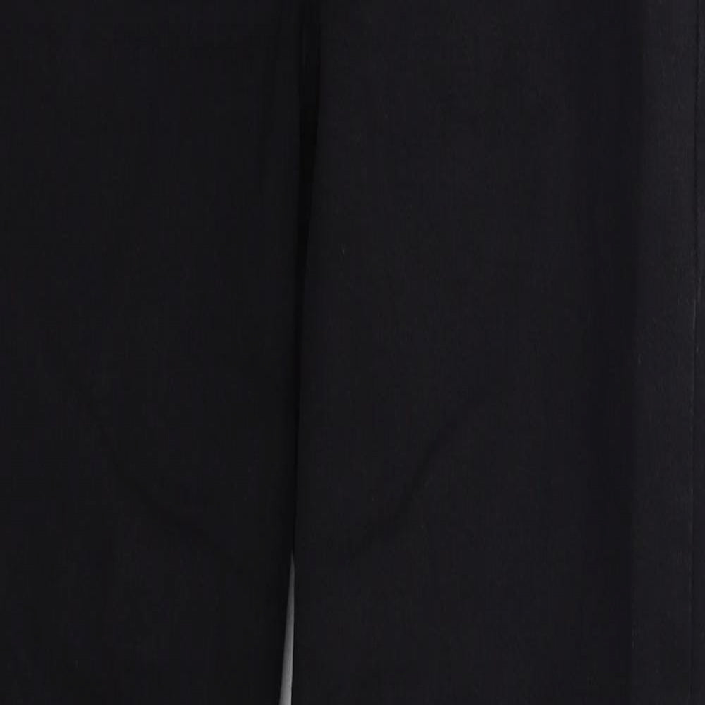 Topshop Womens Black  Cotton Skinny Jeans Size 30 in L27 in Regular Button