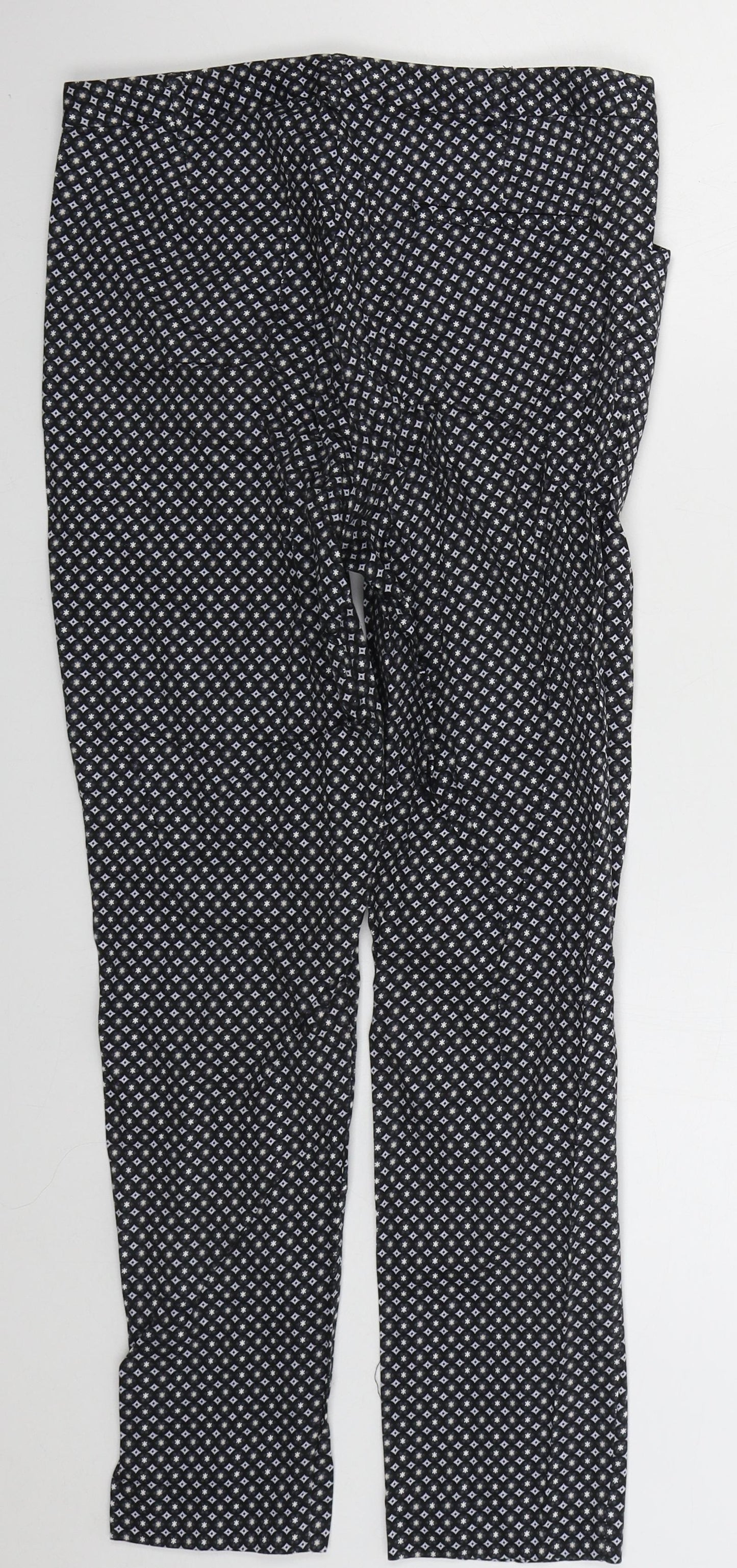 Womens UK Size 10 Oasis Regular Fit  Grey Trousers