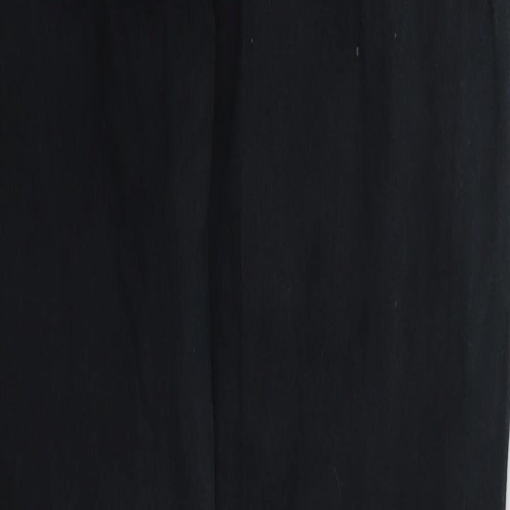 Topshop Womens Black  Cotton Skinny Jeans Size 28 in L30 in Regular Button