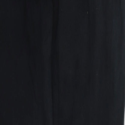 Topshop Womens Black  Cotton Skinny Jeans Size 28 in L30 in Regular Button