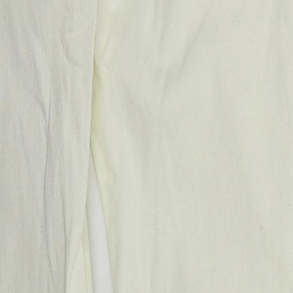 Womens UK Size 10 Papaya Regular Fit Skinny Ivory Jeans