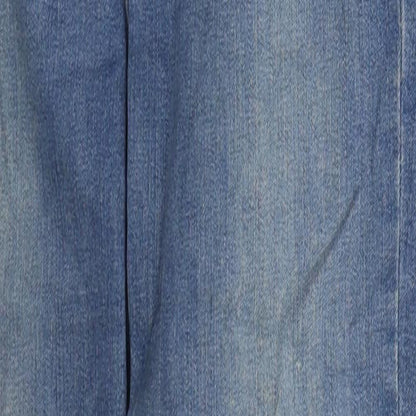 Topshop Womens Black  Cotton Skinny Jeans Size 26 in L26 in Regular Button