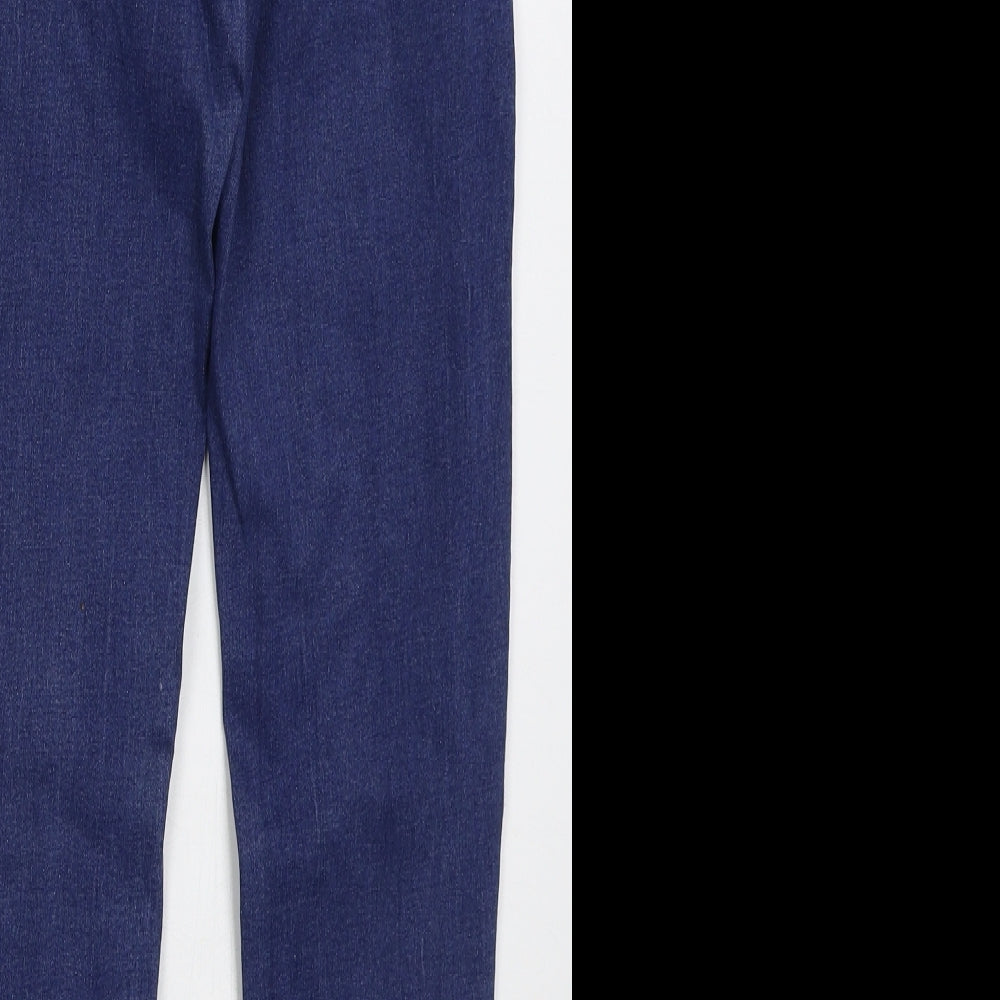 Denim Co Womens Blue  Cotton Skinny Jeans Size 12 L26 in Regular Button