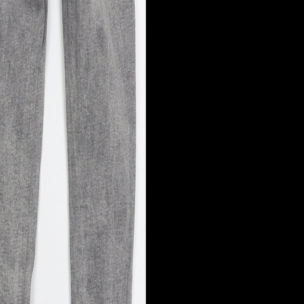 Denim Co Womens Grey  Cotton Skinny Jeans Size 6 L27 in Regular Button