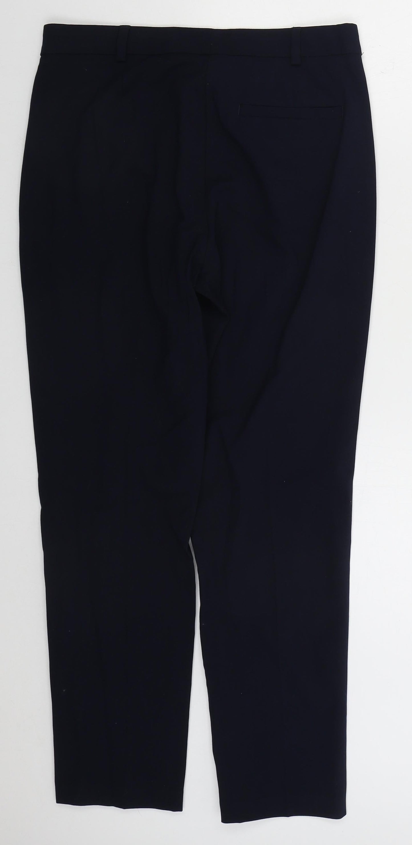 Womens UK Size 10 Marks and Spencer Regular Fit  Blue Trousers