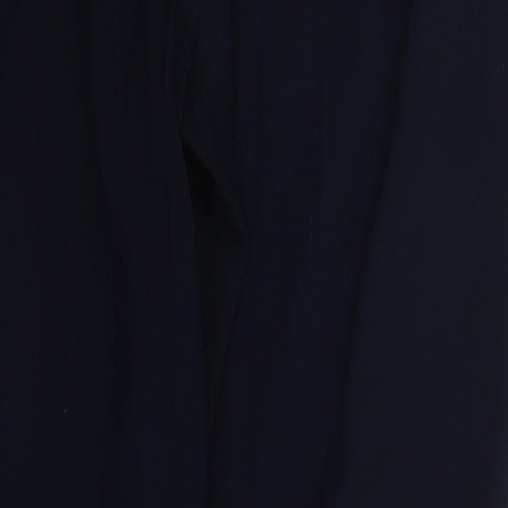 Womens UK Size 10 Marks and Spencer Regular Fit  Blue Trousers