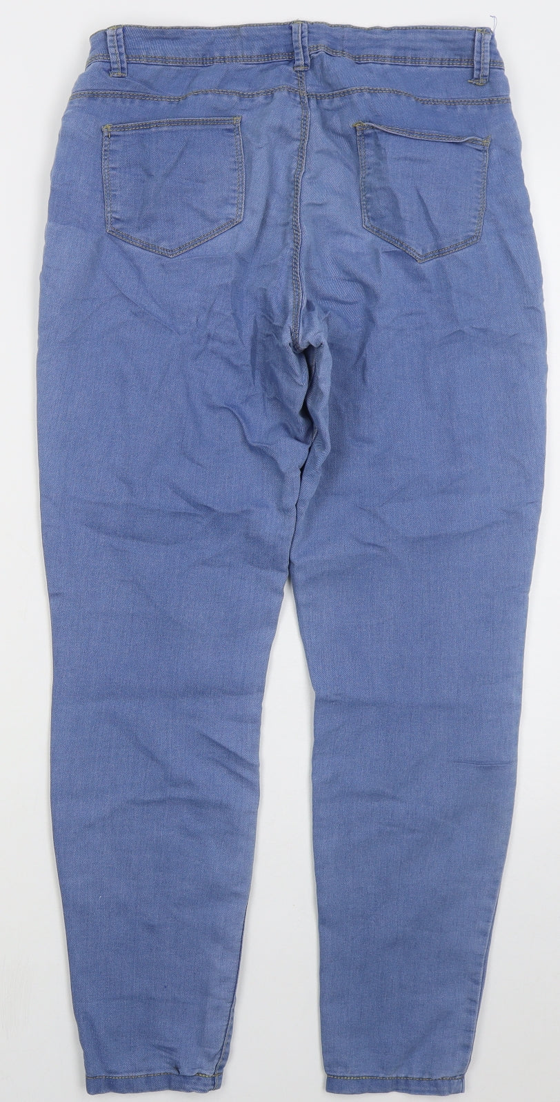 Denim Co Womens Blue  Cotton Jegging Jeans Size 10 L29 in Regular Button