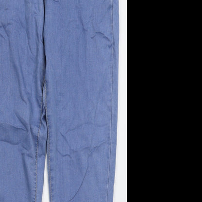 Denim Co Womens Blue  Cotton Jegging Jeans Size 10 L29 in Regular Button