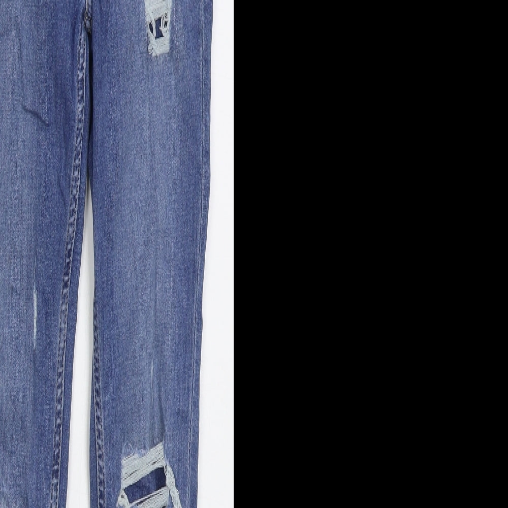 Womens UK Size 26 in Marks and Spencer Regular Fit Skinny Blue Jeans
