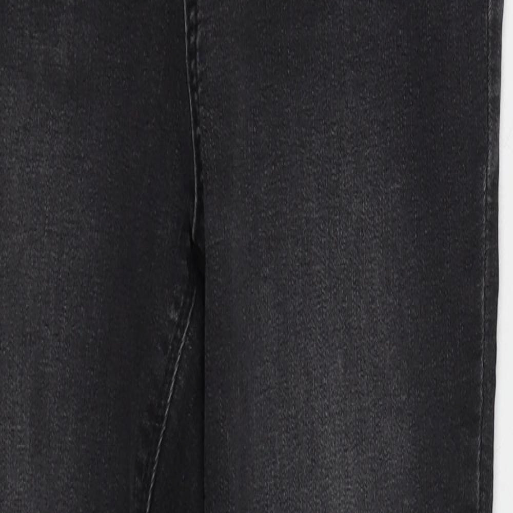 Denim Co Womens Grey  Cotton Skinny Jeans Size 12 L28 in Regular Button