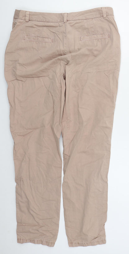 Womens UK Size 32 in Marks and Spencer Regular Fit  Pink Trousers