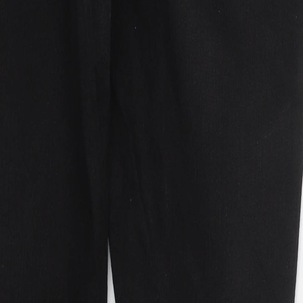 Denim Co Womens Black  Cotton Skinny Jeans Size 10 L29 in Regular Button