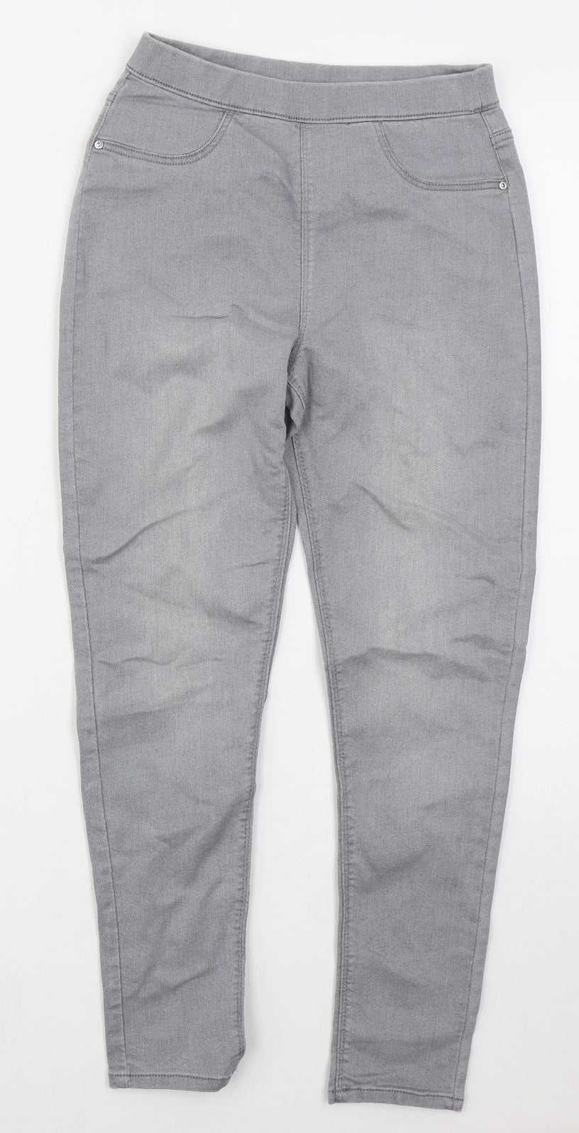 Matalan Girls Grey  Cotton Jegging Jeans Size 11 Years  Regular