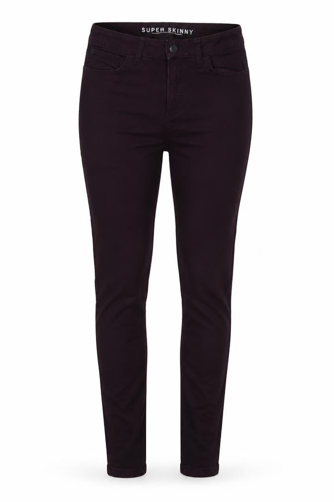 Womens UK Size 8 Marks and Spencer Regular Fit Skinny Purple Jeans