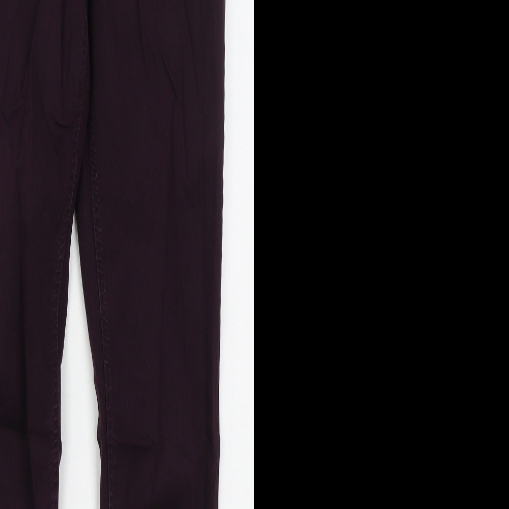 Womens UK Size 8 Marks and Spencer Regular Fit Skinny Purple Jeans