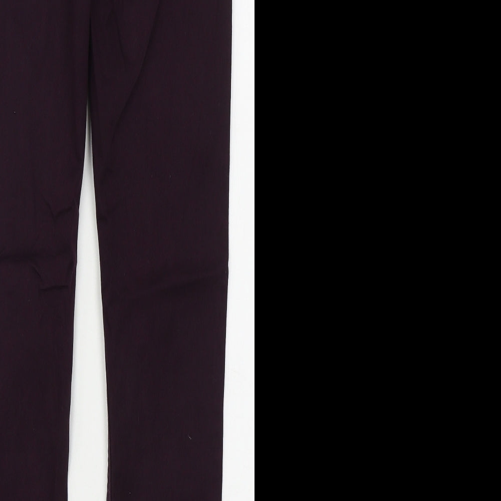 Womens UK Size 8 Marks and Spencer Regular Fit Skinny Purple Jeans
