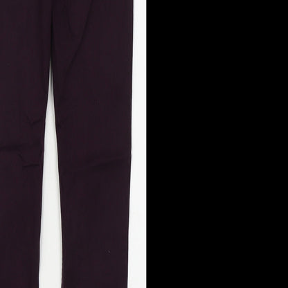 Womens UK Size 8 Marks and Spencer Regular Fit Skinny Purple Jeans