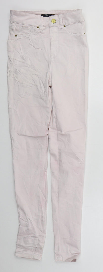 Womens UK Size 24 in Mohito Regular Fit Skinny Pink Jeans