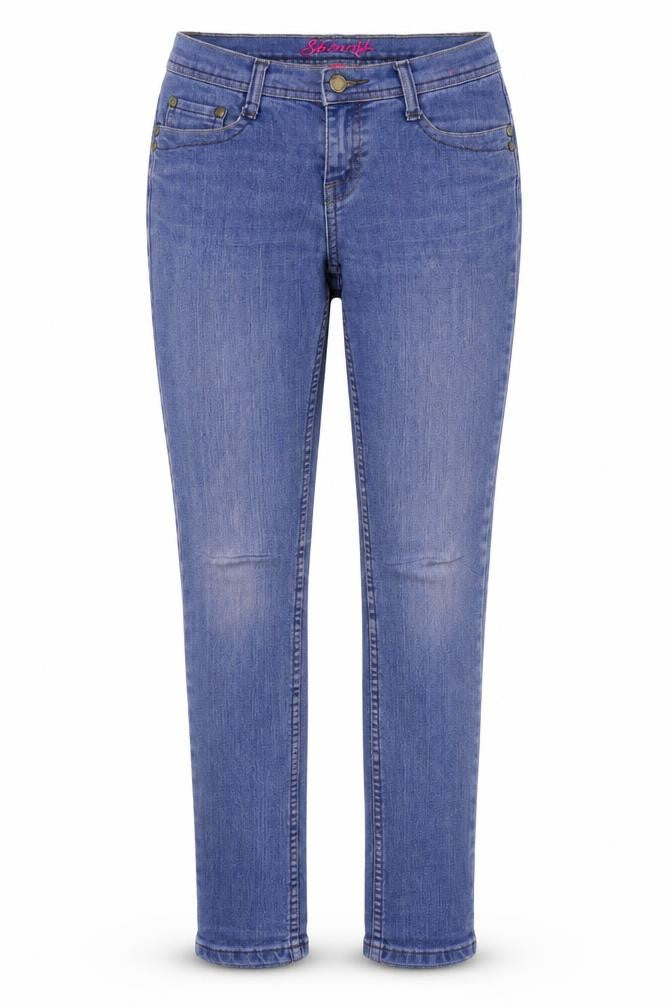 Womens UK Size 8 Denim Co Regular Fit Skinny Blue Jeans