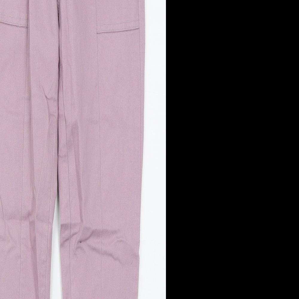 NEXT Womens Pink  Cotton Skinny Jeans Size 6 L29 in Regular Button