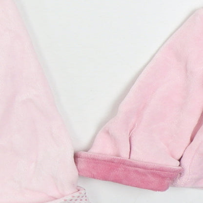 Miobic & Marks and Spencer Girls Pink  Polyester  Pyjama Set Size 6-9 Months  Button