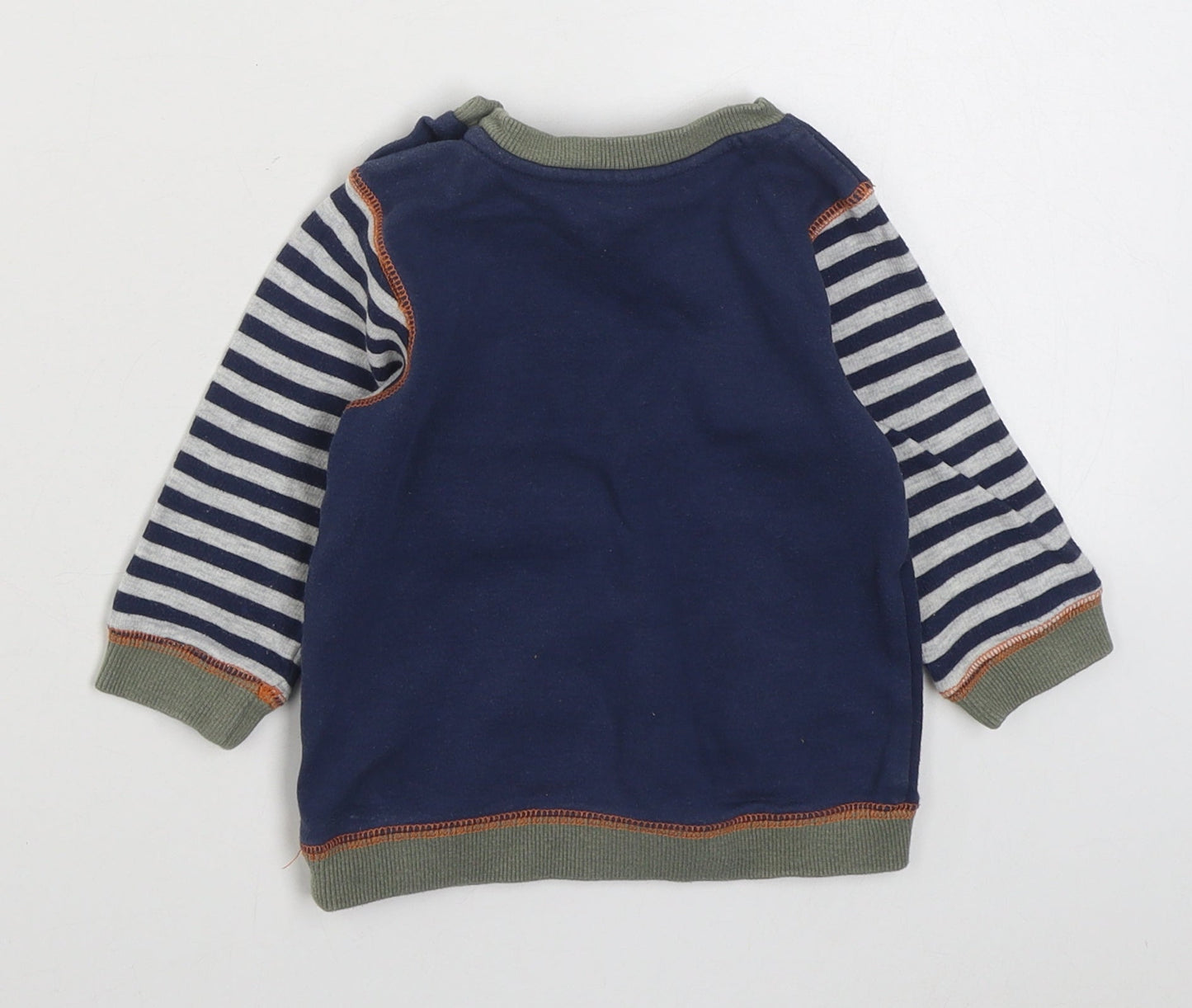 Geoge Boys Blue  100% Cotton Pullover Jumper Size 12-18 Months  Pullover - Looney Tunes