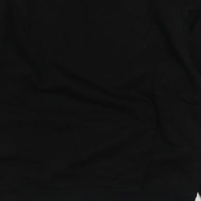 Preworn Womens Black  Cotton Pullover Sweatshirt Size M  Pullover