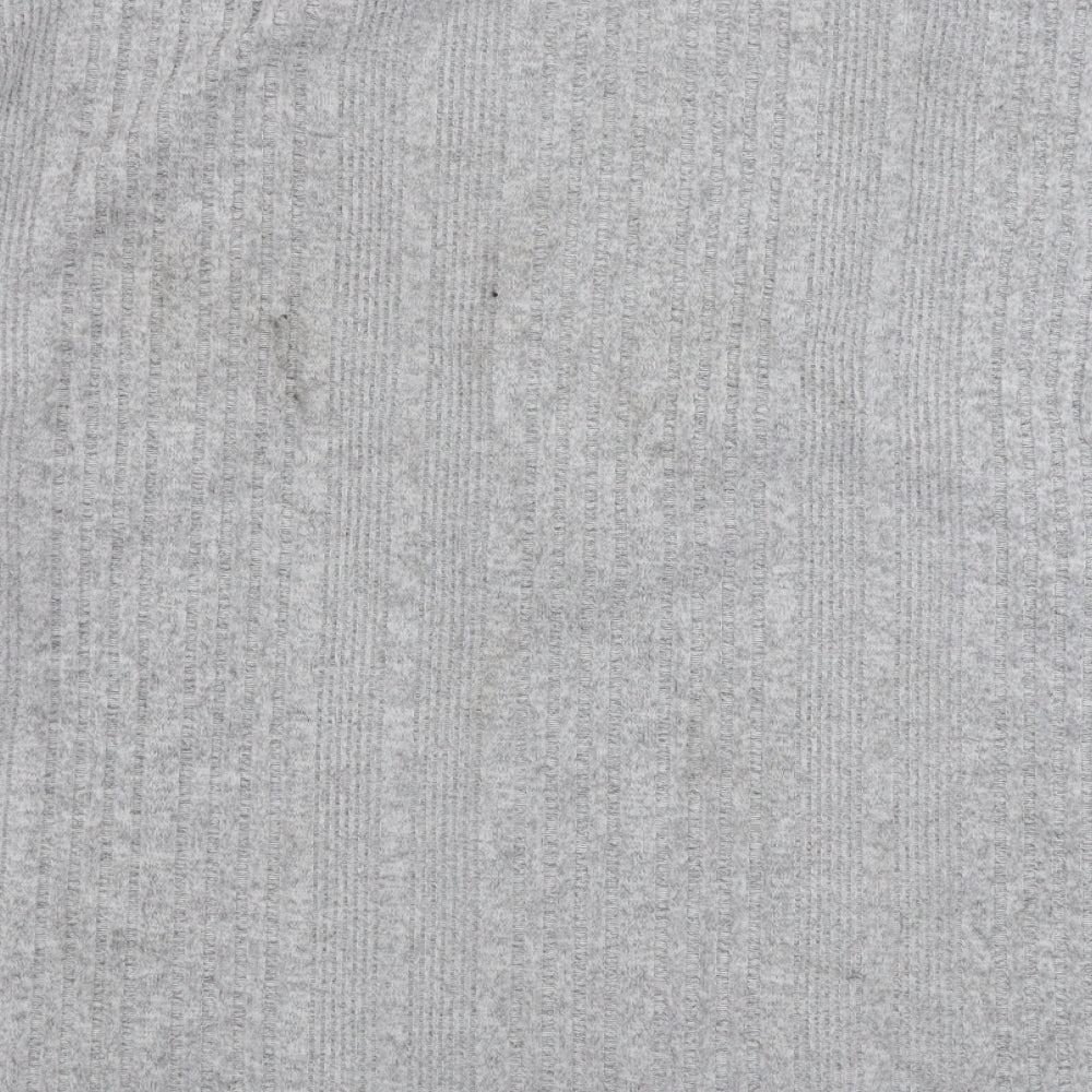 SheIn Womens Grey  Polyester Pullover Sweatshirt Size L  Pullover
