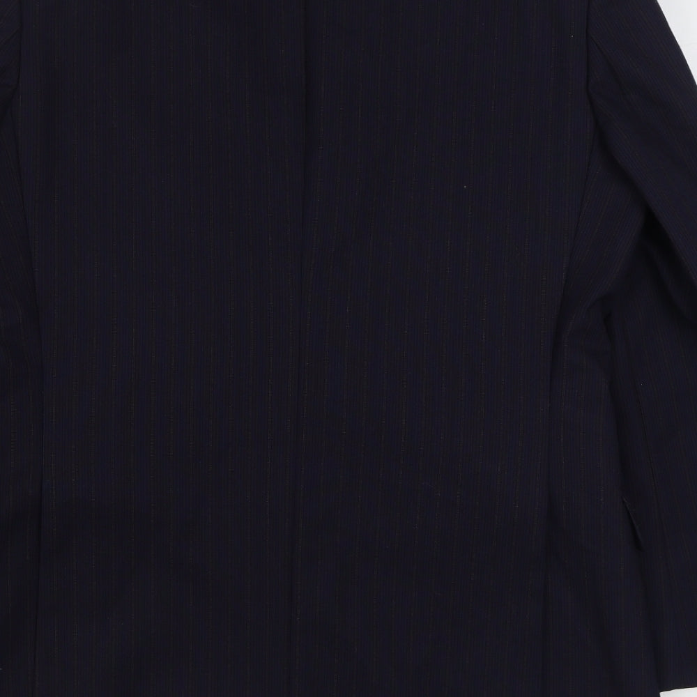 Mens UK Size 40 St Michaels Regular Blue Suit Jacket
