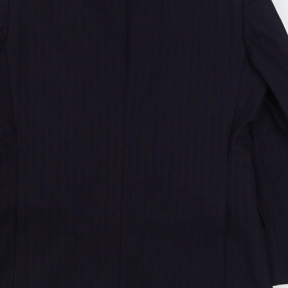 Mens UK Size 40 St Michaels Regular Blue Suit Jacket