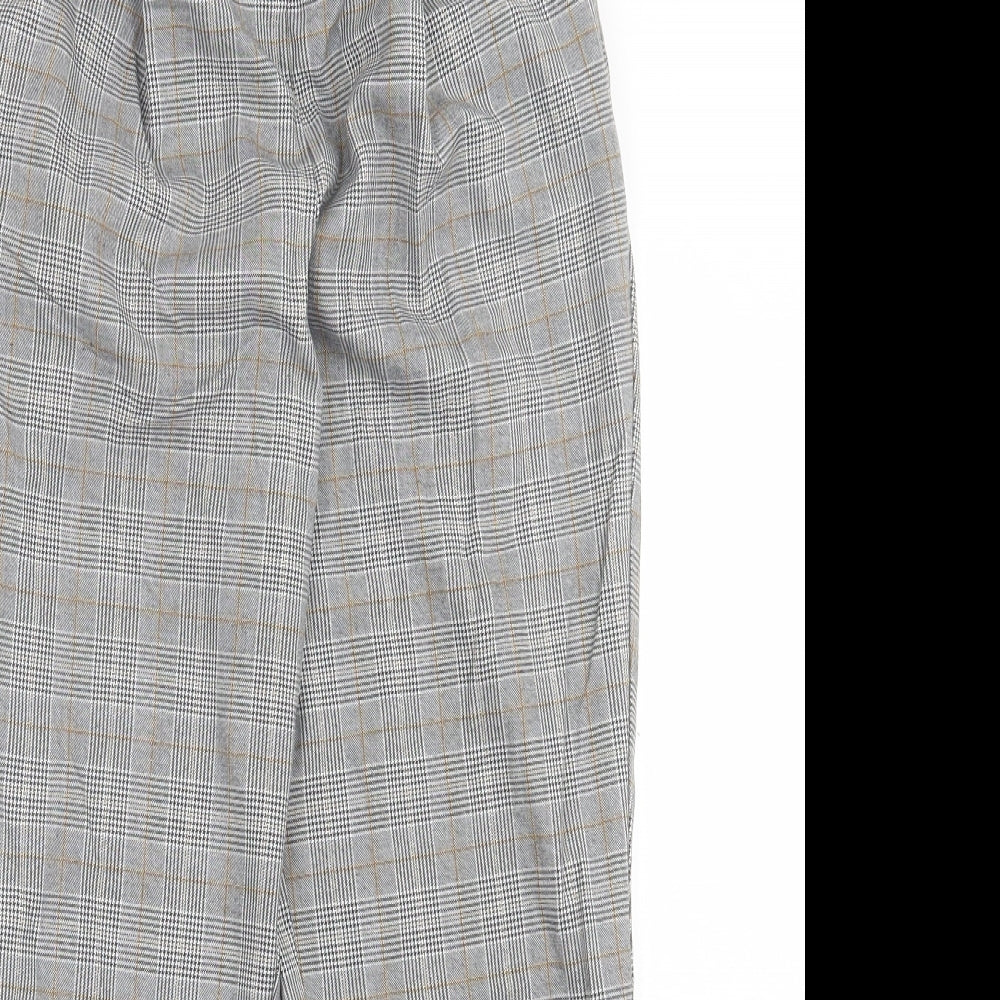 Womens UK Size 10 New Look Regular Fit  Grey Trousers