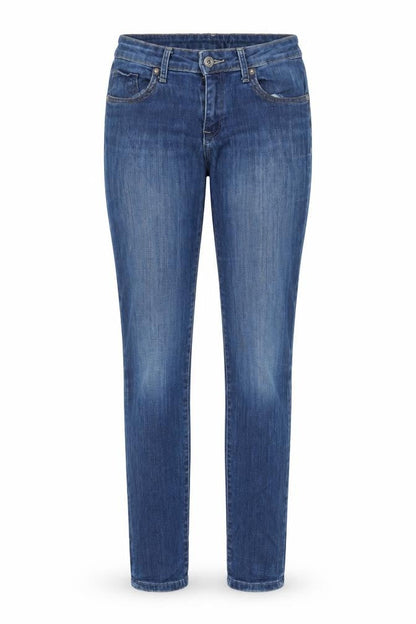 H&M Womens Blue  Cotton Skinny Jeans Size 28 in L30 in Regular Button