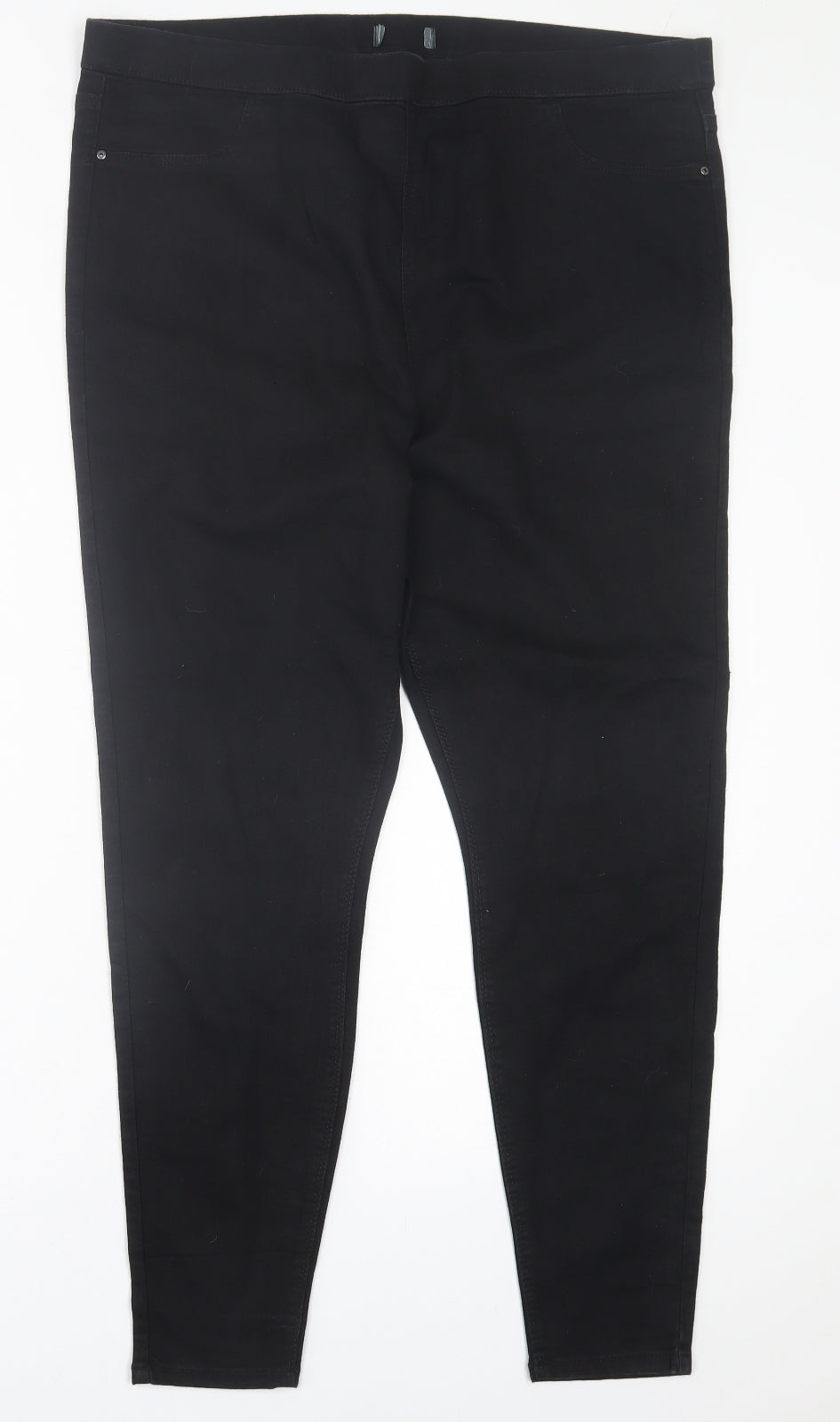 Womens UK Size 38 in Preworn Regular Fit Jegging Black Trousers