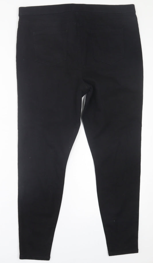 Womens UK Size 38 in Preworn Regular Fit Jegging Black Trousers