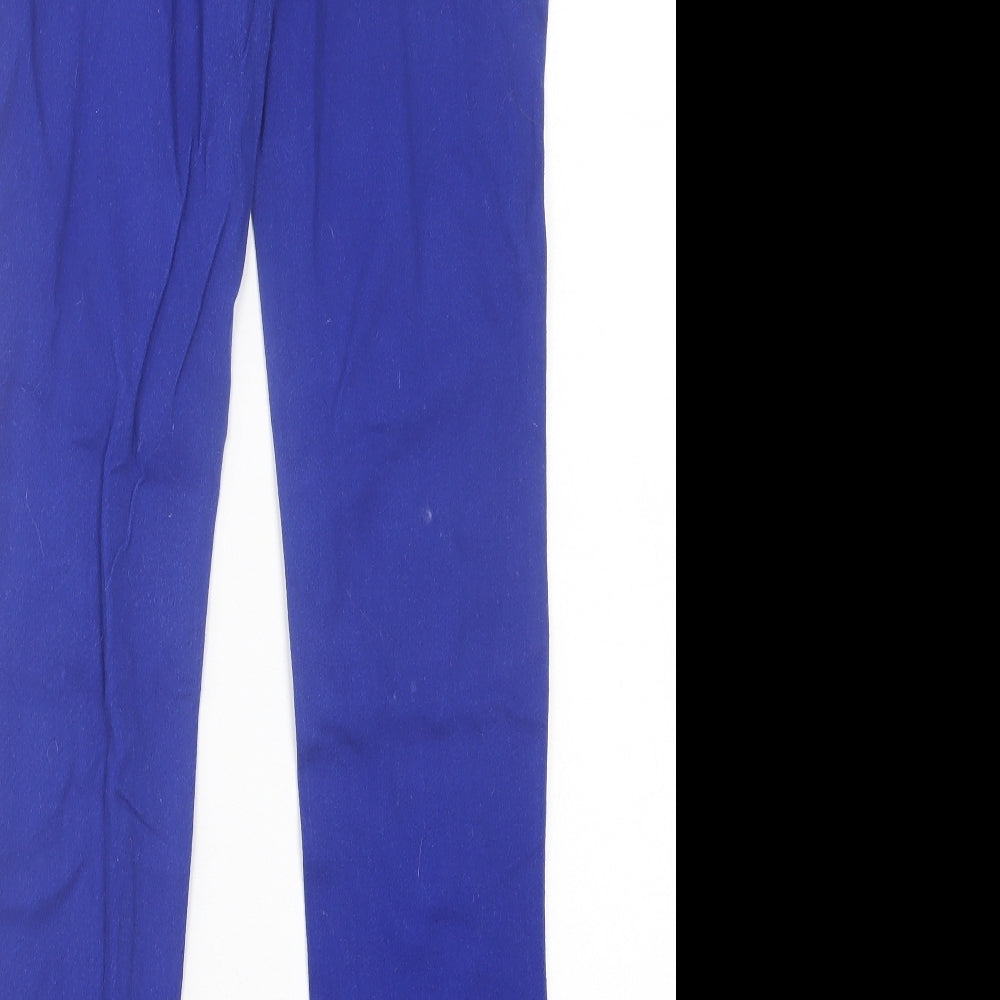 George Womens Blue  Cotton Skinny Jeans Size 10 L30 in Regular Button