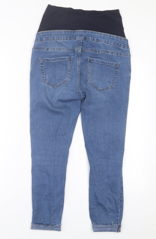 New Look Womens Blue  Cotton Skinny Jeans Size 8 L24 in Regular