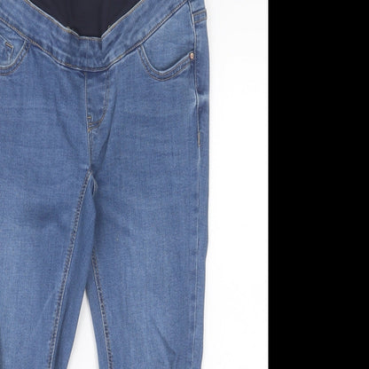 New Look Womens Blue  Cotton Skinny Jeans Size 8 L24 in Regular