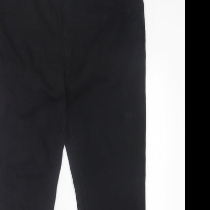 George Womens Black  Cotton Jegging Trousers Size 38 in L28 in Regular