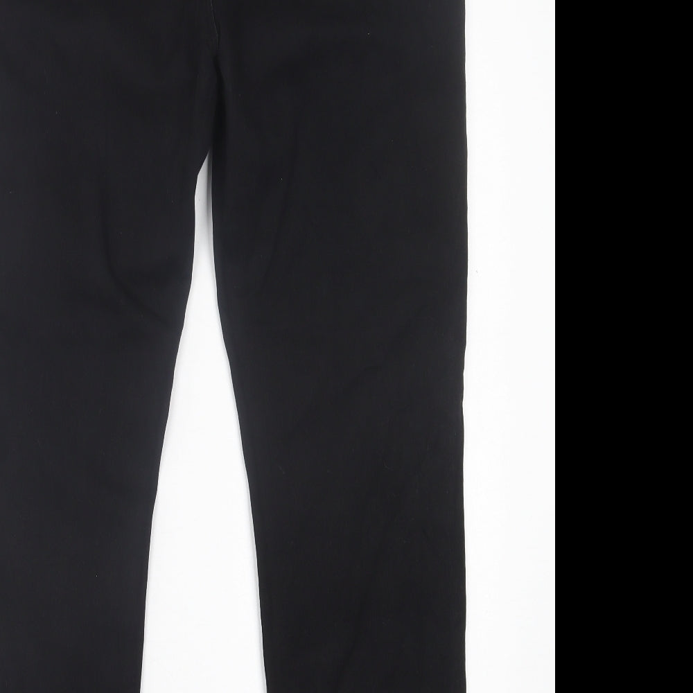 George Womens Black  Cotton Jegging Trousers Size 38 in L28 in Regular