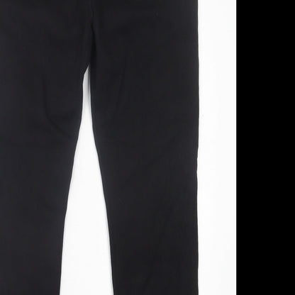 George Womens Black  Cotton Jegging Trousers Size 38 in L28 in Regular