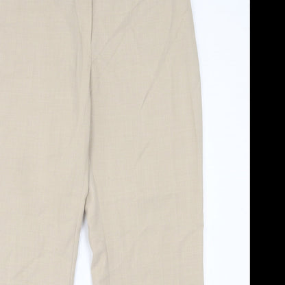 Autonomy Womens Beige  Polyester Trousers  Size 16 L29 in Regular Button