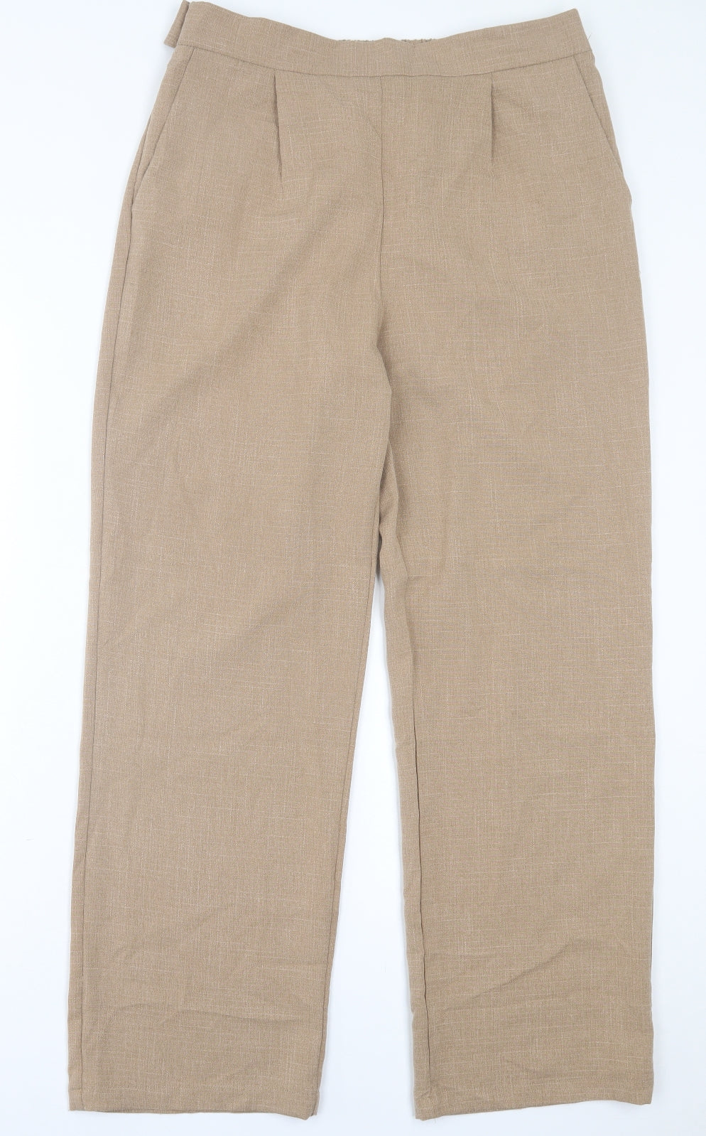 JLC Womens Brown  Polyester Trousers  Size L L29 in Regular Tie