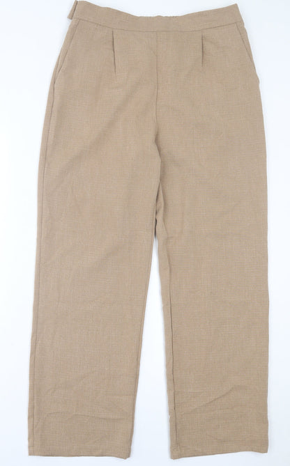 JLC Womens Brown  Polyester Trousers  Size L L29 in Regular Tie
