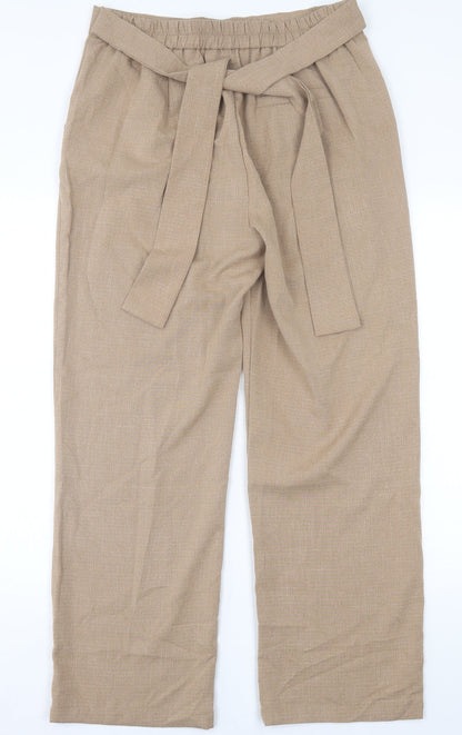 JLC Womens Brown  Polyester Trousers  Size L L29 in Regular Tie
