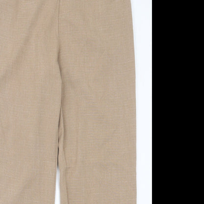 JLC Womens Brown  Polyester Trousers  Size L L29 in Regular Tie