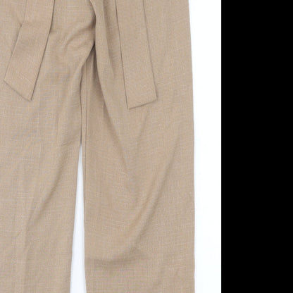 JLC Womens Brown  Polyester Trousers  Size L L29 in Regular Tie