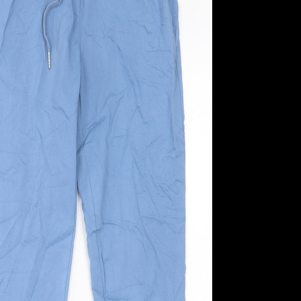 Womens UK Size 32 in Preworn Regular Fit  Blue Trousers
